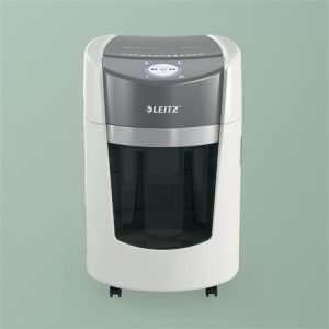 Iratmegsemmisítő, mikrokonfetti, 8 lap, LEITZ "IQ OptiMax Small Office 350 P5"