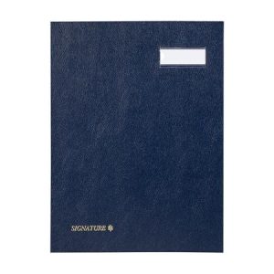 Aláírókönyv, A4, 12 részes, bővíthető, VIQUEL "Extendos", kék