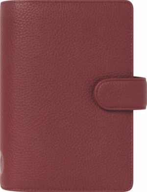 Kalendárium, gyűrűs, betétlapokkal, A5, FILOFAX "Norfolk", bordó