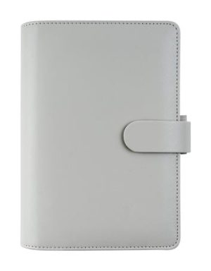 Kalendárium, gyűrűs, betétlapokkal, A5 méret, FILOFAX "Saffiano", gránit