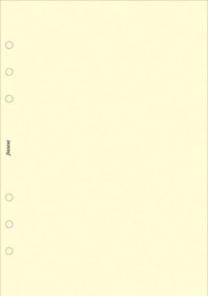 Kalendárium betét, jegyzetlap, personal méret, sima, FILOFAX, krémszín