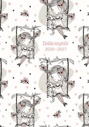 Diáknaptár, 2026/2027 tanév, B6, heti, TOPTIMER "Hintázó kislány"