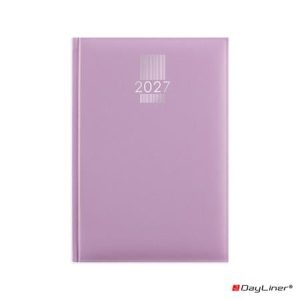 Naptár, tervező, A5, napi, DAYLINER, "MyPastel", lila
