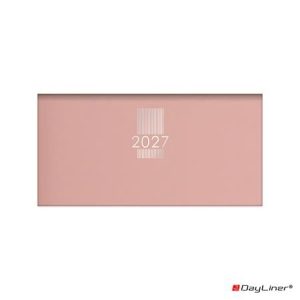 Zsebnaptár, fekvő elrendezésű, DAYLINER, "MyPastel", púder