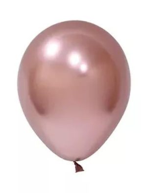 Léggömb, 30cm, "Balonevi", króm rosegold