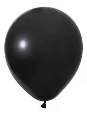 Léggömb, 30cm, "Balonevi", fekete